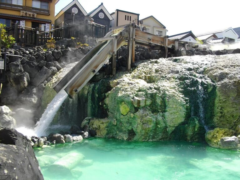 草津温泉の湯畑