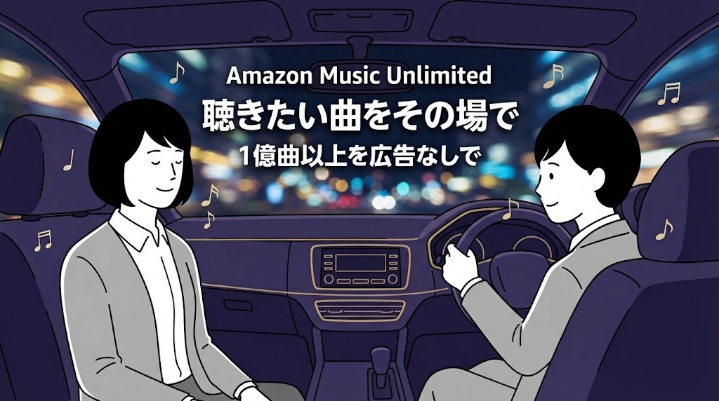 Amazon Music Unlimited 聴きたい曲をその場で 1億曲以上を広告なしで